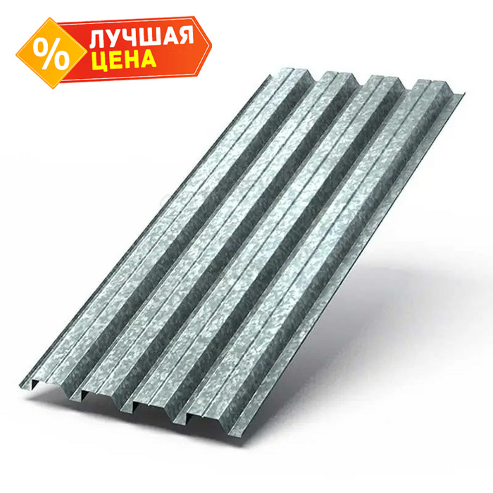Профлист Металл Профиль Н60 0.75 Цинк Без покрытия Бесцветный B